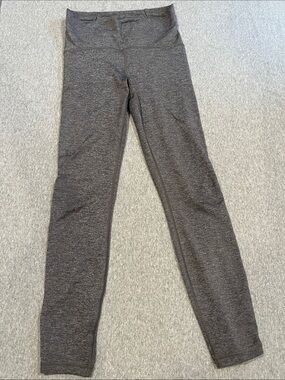 Lululemon Heathered Black Train Times Leggings size 6